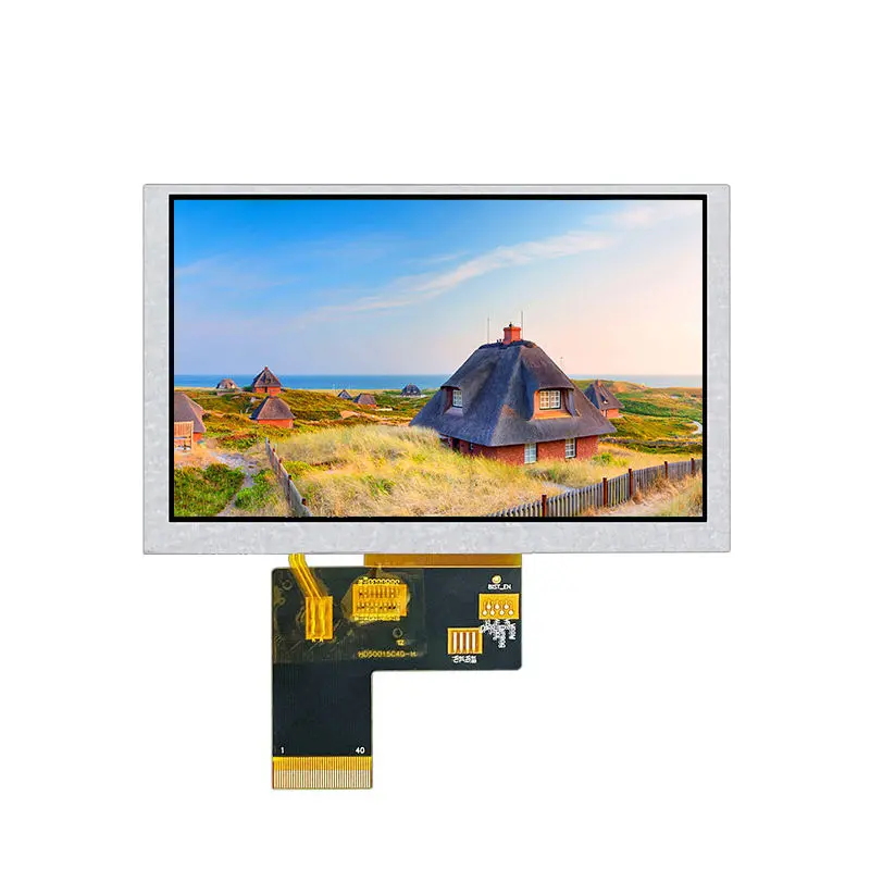 5 Inch WVGA IPS Display Panel for Industrial Controls Module