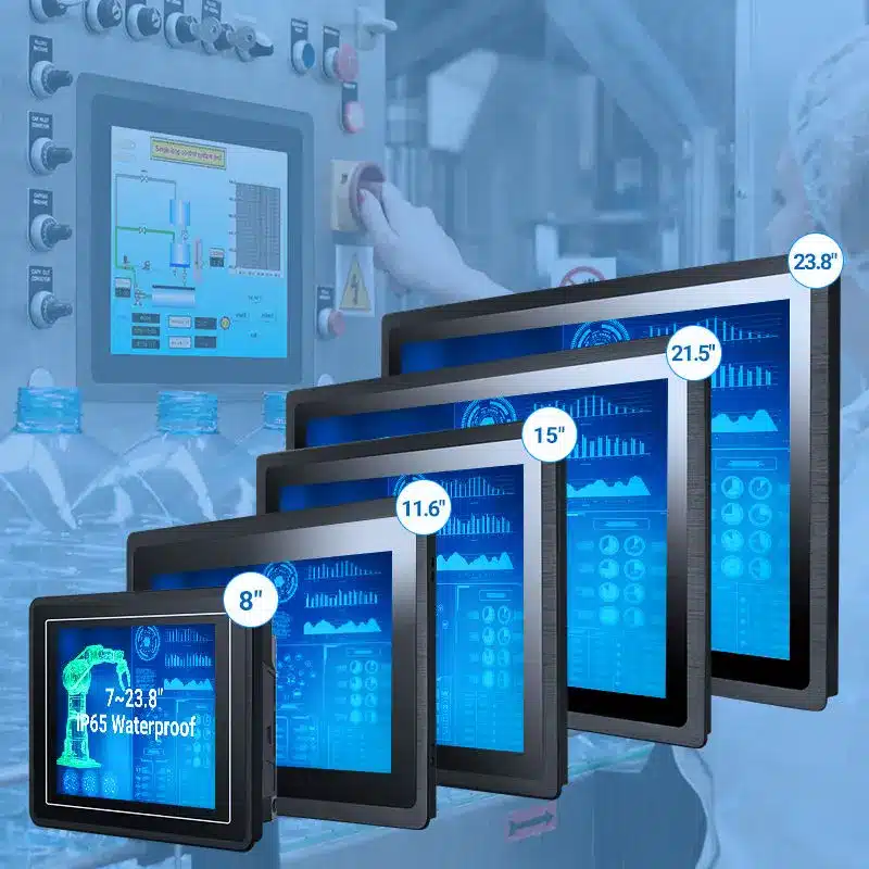 Custom industrial control display solutions for HMI panels, automation equipment, PLC systems, operator interfaces, and embedded control environments requiring long-term supply stability.
