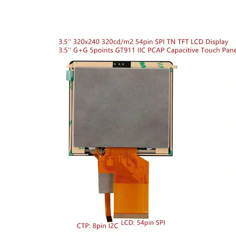 2 Additional product image of 3.5 Inch Square Touchscreen TFT LCD Display Module for Navigation, huisoar, HS035653A01LM