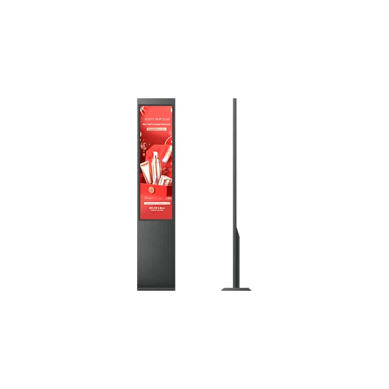 43.9 Inch Vertical Digital Signage Display for Transit Wayfinding