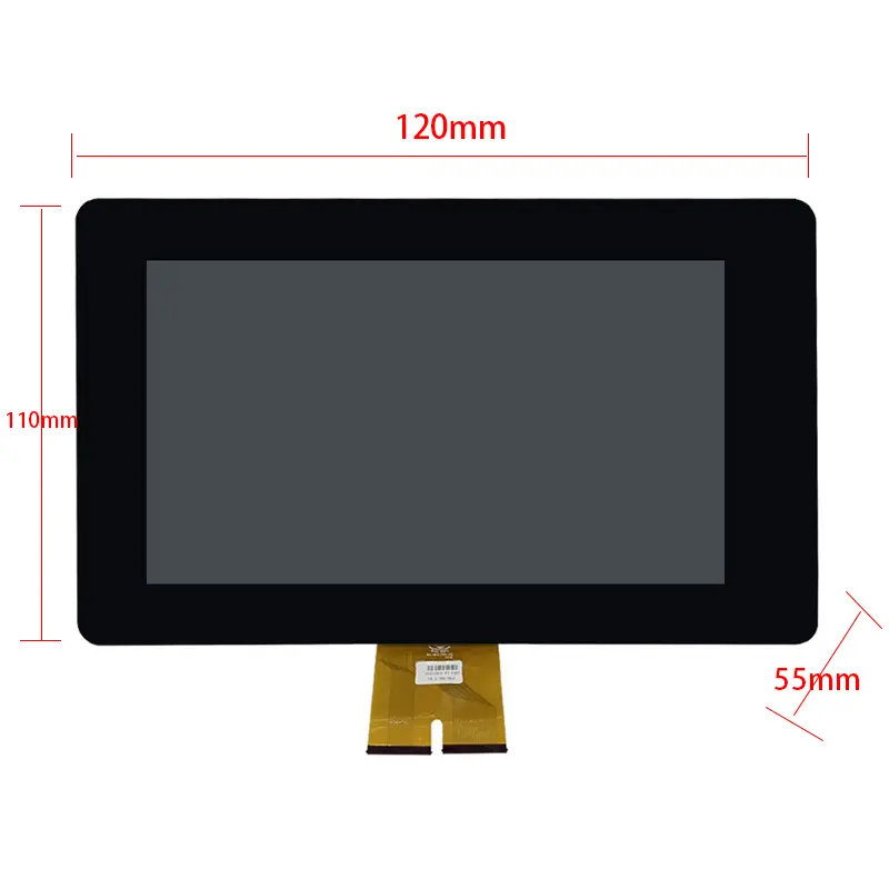Dimension drawing of 18.5Inch Industrial Capacitive Touch LCD Module with USB Controller, HS161OV1A, 18.5 inch industrial