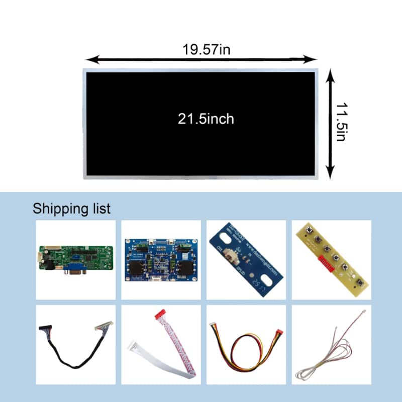 Additional product image of 21.5 Inch LCD Panel Controller Board Kit Outdoor Display for Digital Signage, huisoar, 21.5inch