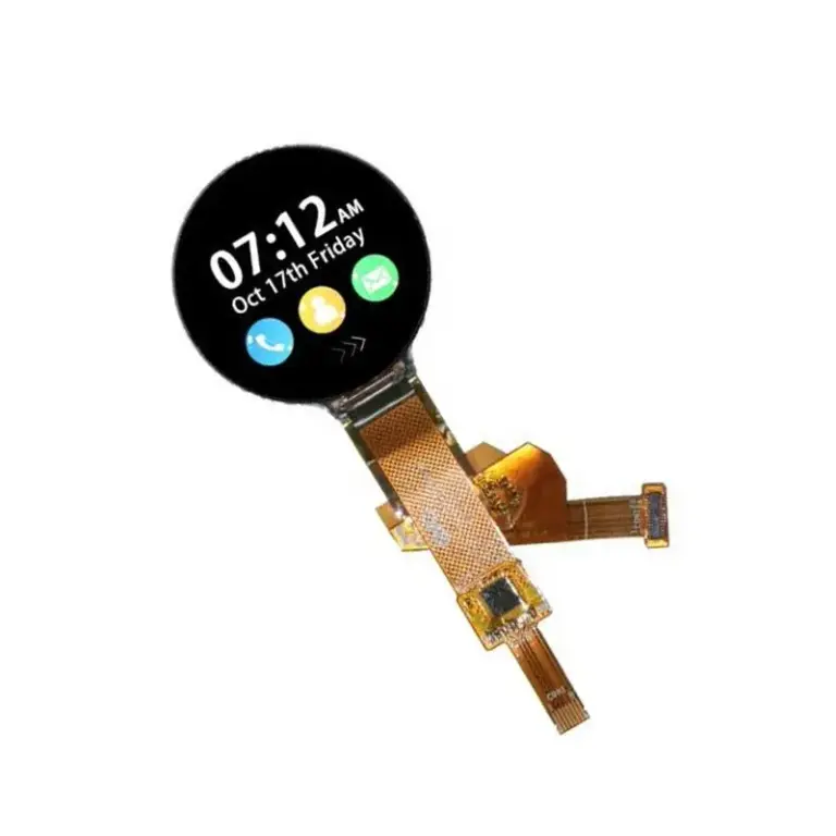 1.2 Inch Round Wearable AMOLED Display for Smartwatches