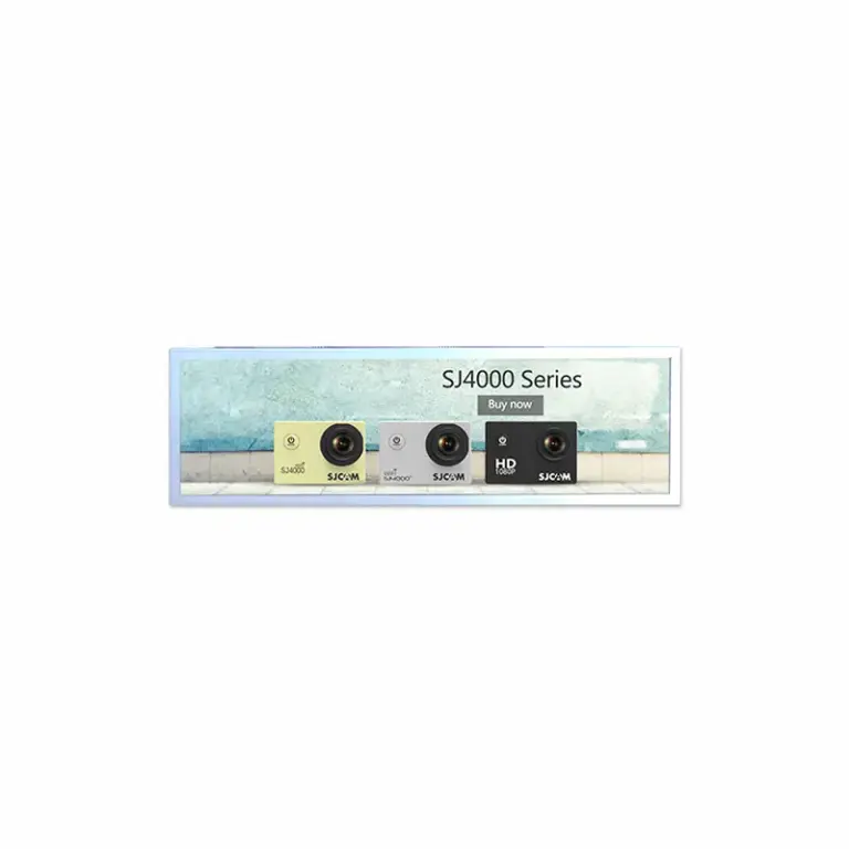 19.4 Inch Bar Type LCD Display 1920×519 LVDS 700 Nits