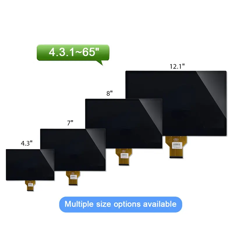 Dimension drawing of 15 Inch UXGA Equipment LCD Panel 1000nits Module for Outdoor Control, HS150LCD210, UXGA Equipment LCD