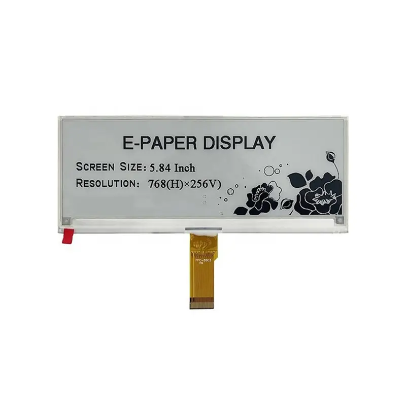 5.84 Inch Supermarket Shelf Label E-Paper Module for ESL Systems