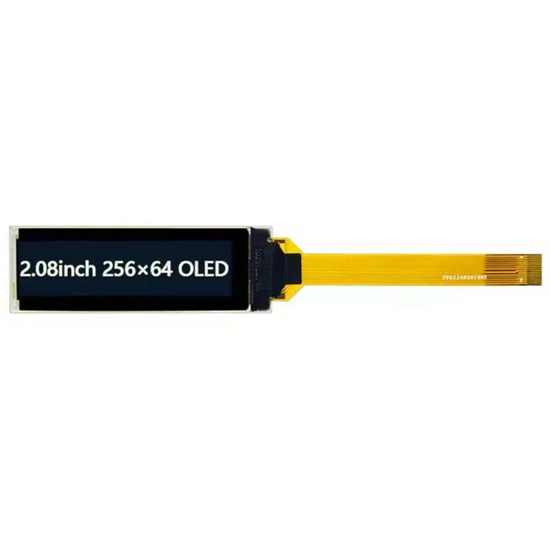 4 Additional product image of 2.08 Inch Long Cable PMOLED Display for Control Panels, huisoar, HS0208EFO1A-V1, long cable