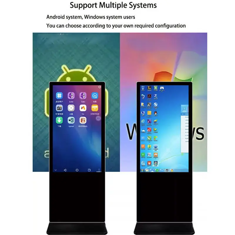 Application scenario image for 43 Inch High Brightness LCD Display for Digital Signage, 43 inch high brightness LCD display
