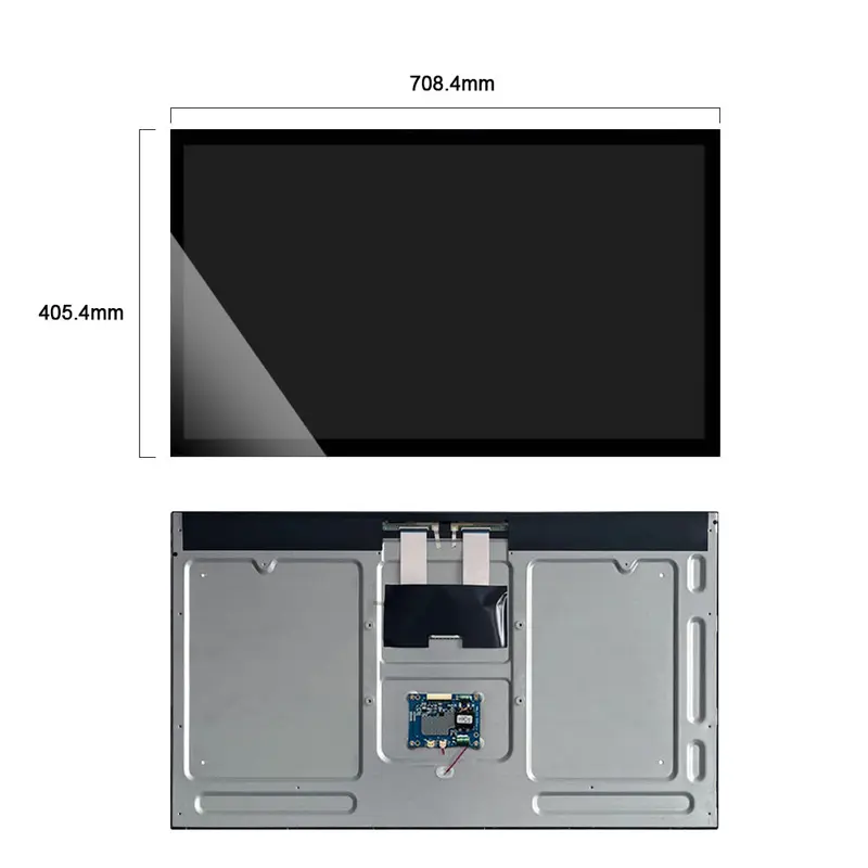 Dimension drawing of 32″ 1000nits IP65 Industrial 10-Point Touch LCD Module 3-6ms, HS32A1609V1, 32 1000nits IP65 Industrial