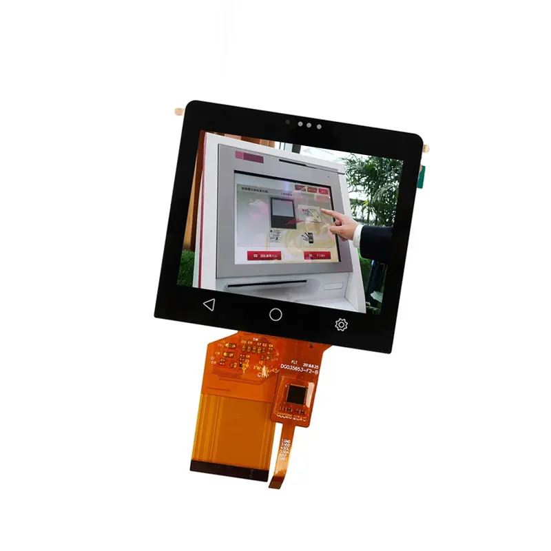 4 Featured product image of 3.5 Inch Square Touchscreen TFT LCD Display Module for Navigation, huisoar, HS035653A01LM, Square