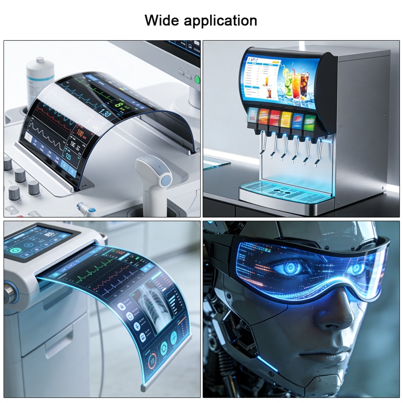 Application scenario image for 5.1 Inch Flexible AMOLED Touch Screen for HMD Devices, Flexible AMOLED Touch Screen, On-Cell
