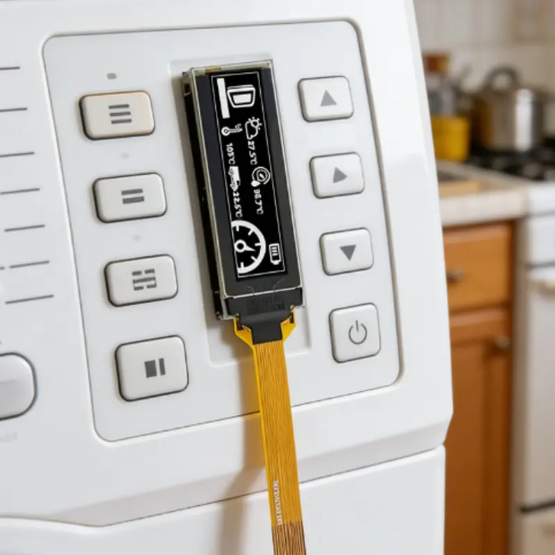 Application scenario image for 2.08 Inch Long Cable PMOLED Display for Control Panels, long cable pmoled display for control