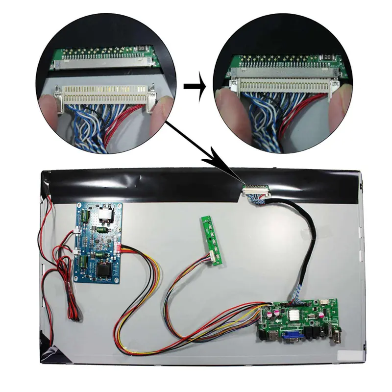 HS-59AV-V2-02 Additional product image of 21.5 Inch Wide Temperature Industrial LCD Signage Display for Kiosks, huisoar, HS-59AV-V2, Wide