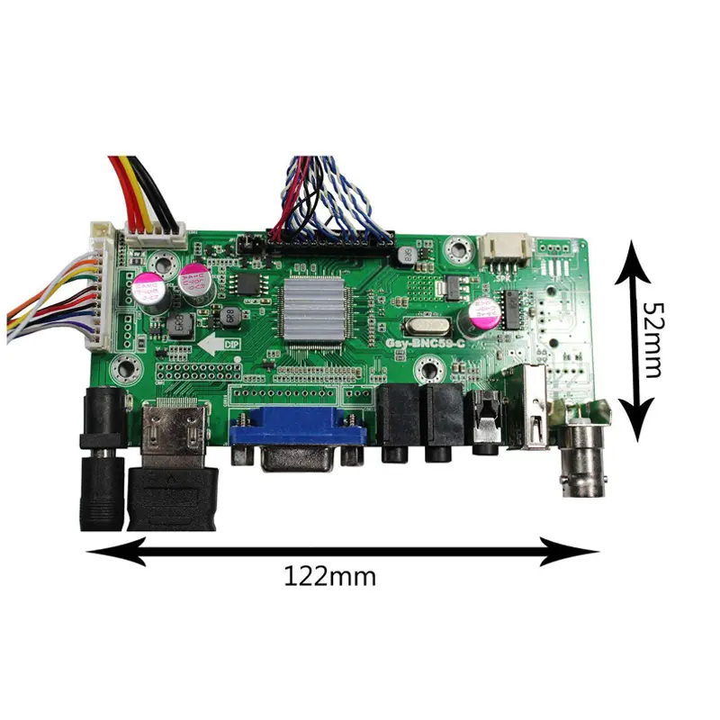 HS-59AV-V2-03 Additional product image of 21.5 Inch Wide Temperature Industrial LCD Signage Display for Kiosks, huisoar, HS-59AV-V2, Wide
