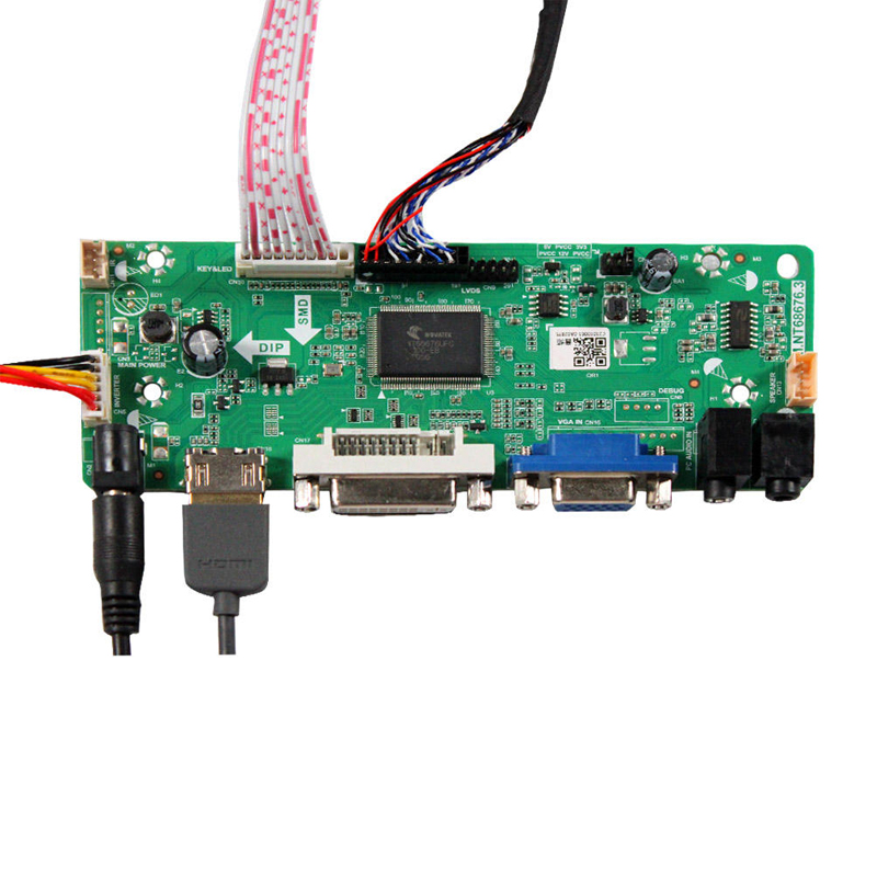 HS003285-01 Additional product image of 10.1 Inch Industrial High Brightness HMI Display Kit for Upgrades, huisoar, HS003285, Industrial