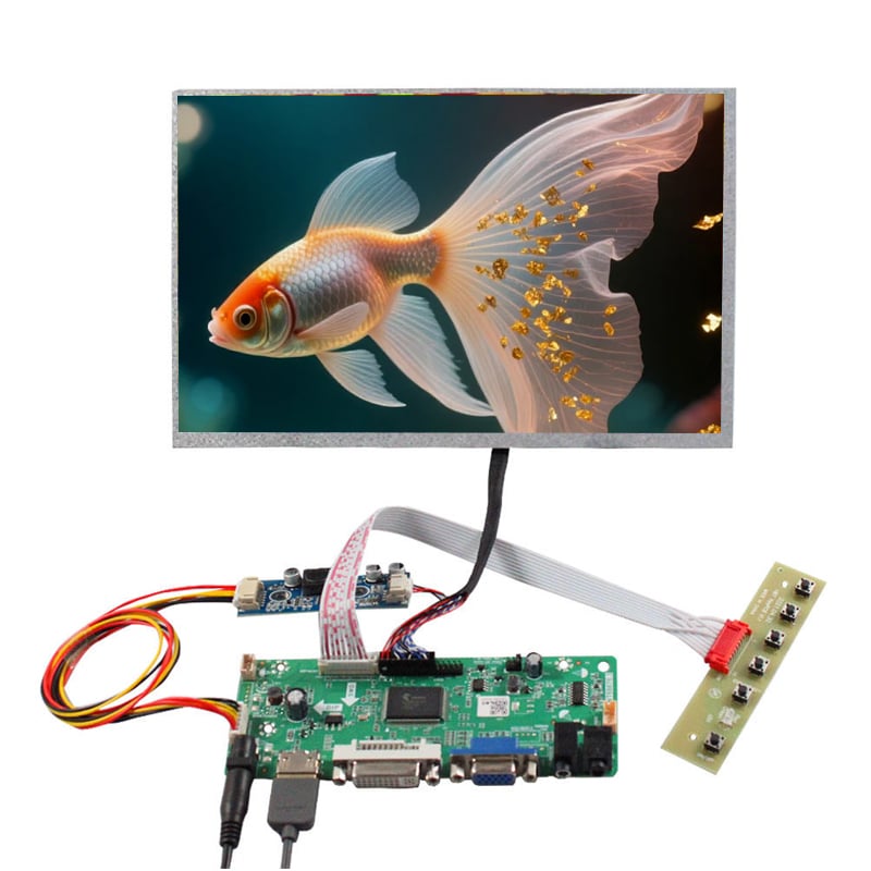10.1 Inch Industrial High Brightness HMI Display Kit for Upgrades