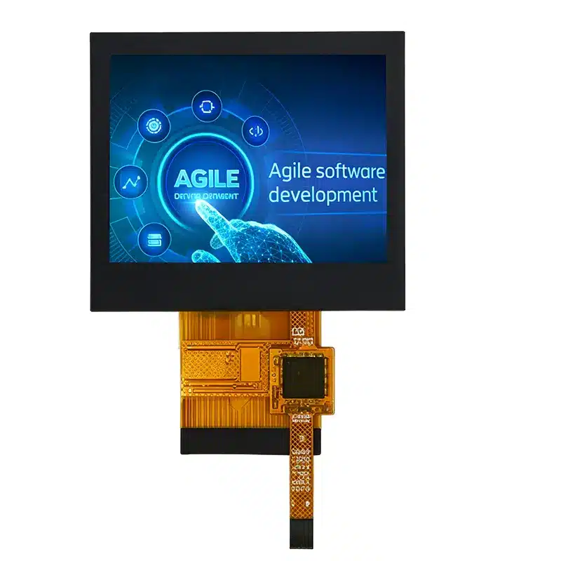 2.0″ 240×320 350nits MIPI Wearable Capacitive Touch Module 800:1