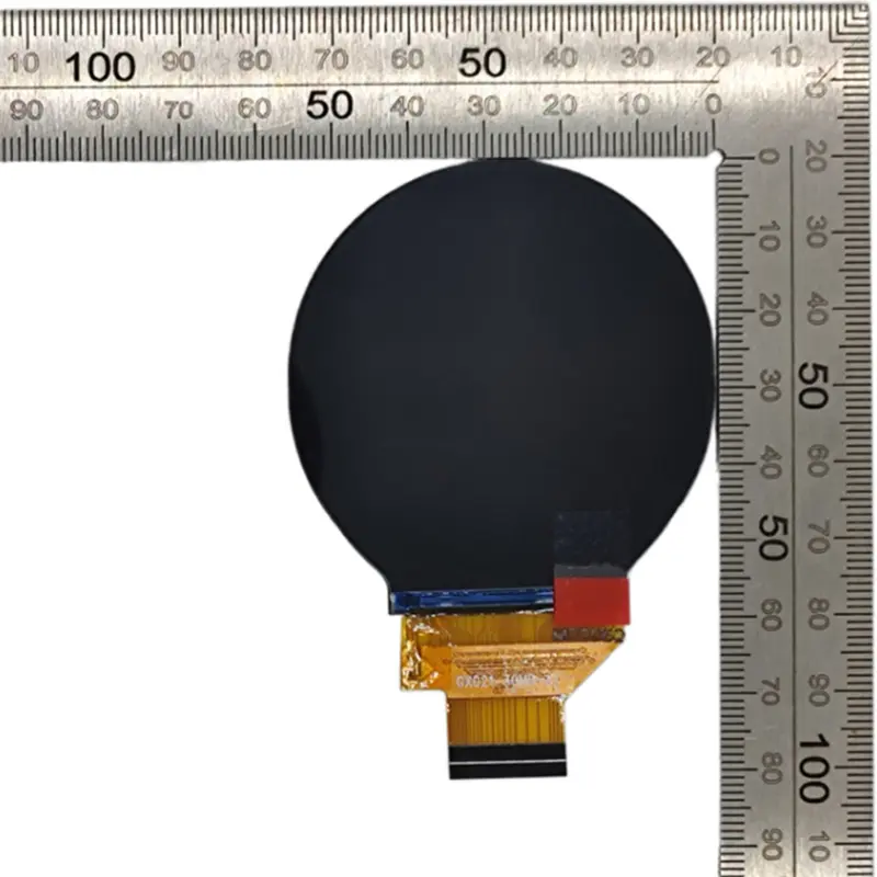 Dimension drawing of 2.1 Inch Round Wearable Screen with 480×480 MIPI TFT LCD module for MIPI Devices, HS021-30MB-A1, 2.1
