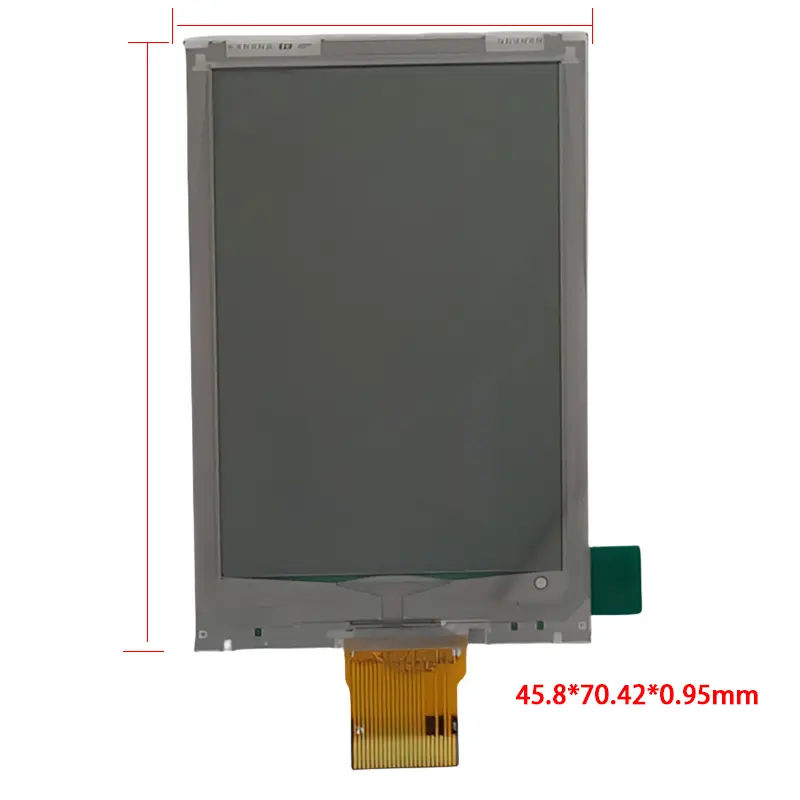 Dimension drawing of 2.7 Inch Smart Card E Ink Display Panel for Work Cards, HS02701-M014F-I, Smart Card E Ink Display