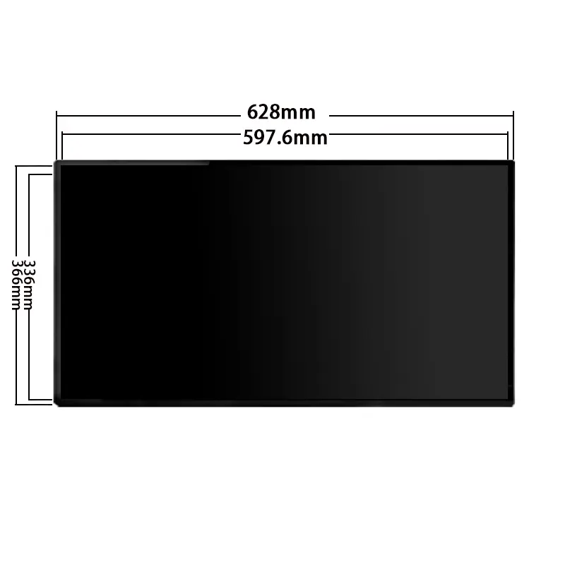 Dimension drawing of 27 Inch High Brightness Industrial LCD Module for Outdoor Equipment, HS0270GA11-C150, 27 Inch High