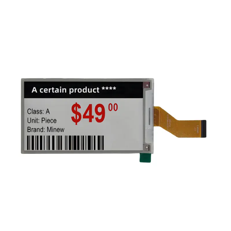 HS03702-M010F02 Additional product image of 3.7 Inch Tri Color E Paper Display Panel for Retail Shelf Labels, huisoar, HS03702-M010F, Tri