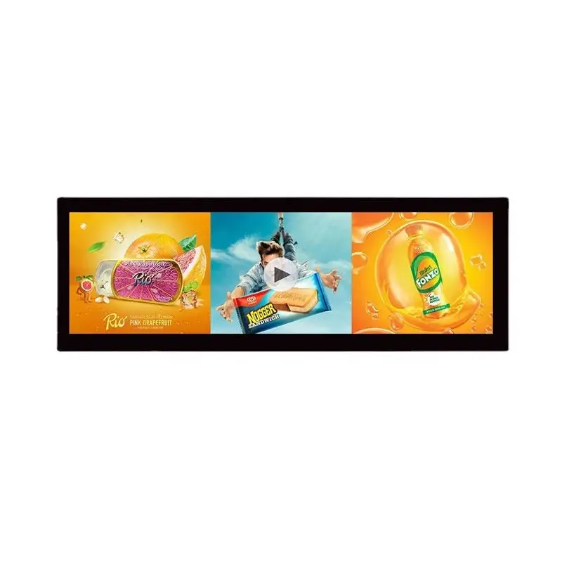 37 Inch Ultra Wide Ultra Stretch LCD Screen for Advertising