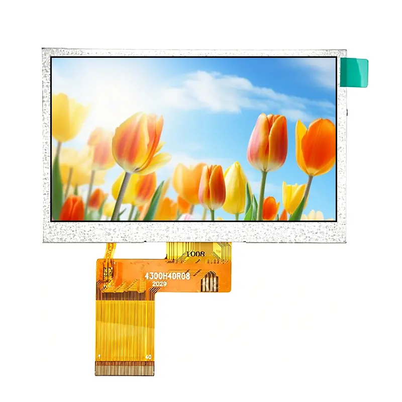 4.3 Inch 40 Pin TN Parallel RGB TFT LCD Module with ST7282 Driver
