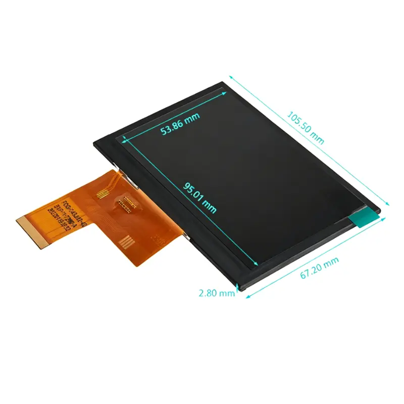 Additional product image of Retail Interface Display Screen 4.3 Inch IPS TFT LCD and RGB 40 pin FPC, huisoar