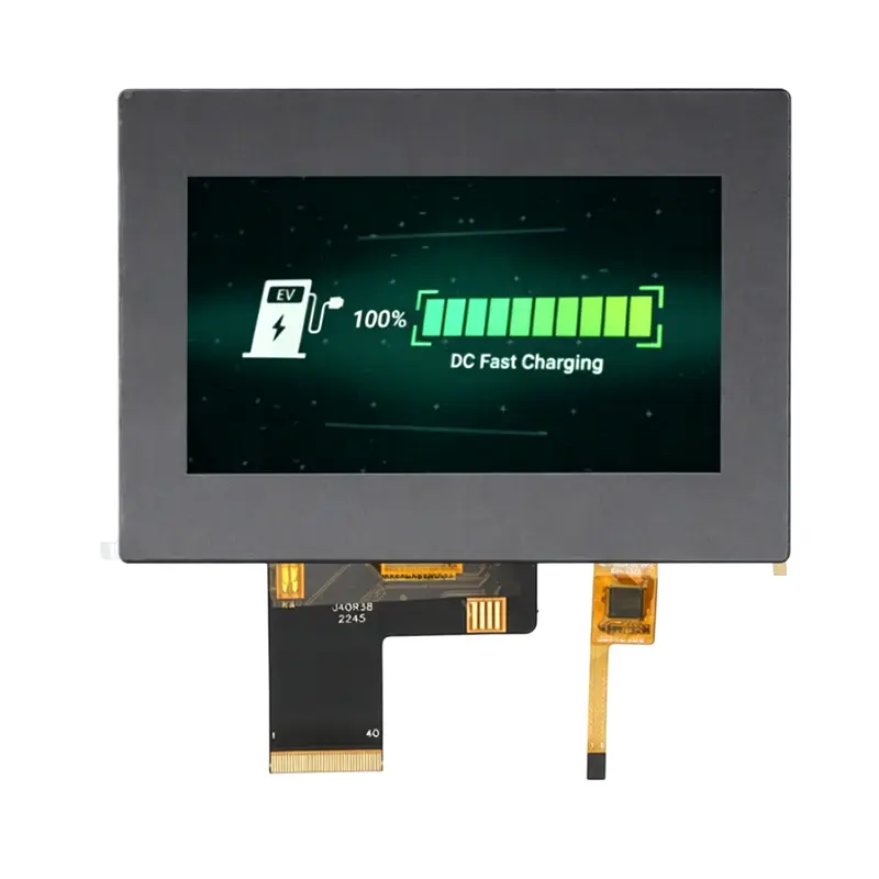 EV Charger Touch LCD Module 4.3 Inch IPS PCAP display for RGB HMI Panels