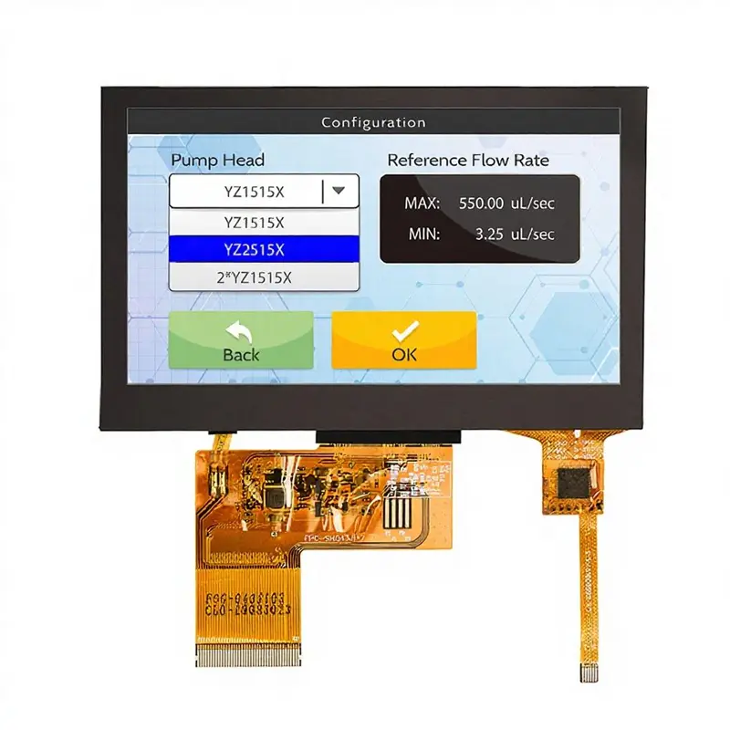 HS043R10BM50-T00-01 Featured product image of 4.3 Inch Daylight HMI Touch Panel for Embedded Controllers, huisoar, HS043R10BM50-T00, 4.3 Inch