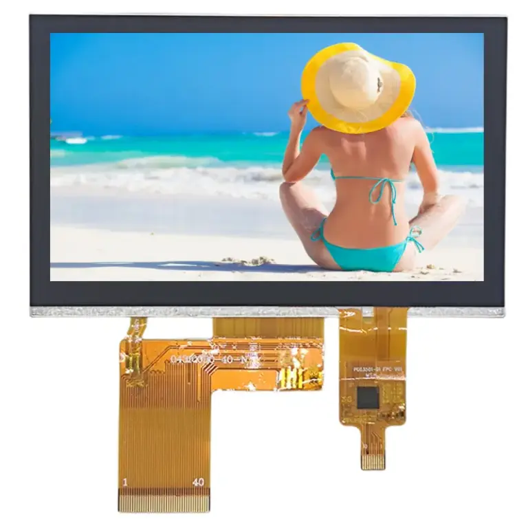 4.3 Inch Wide Temp Industrial Consumer Touchscreen Module for HMI