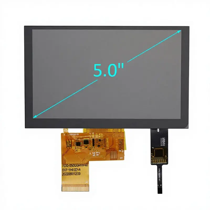 5 Inch TN RGB Embedded Control Screen Capacitive Touch TFT LCD Module