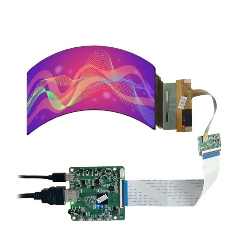 HS060S02K05 Additional product image of 6 Inch Flexible OLED Display Smart Device Module for Wearables, huisoar, HS060S02K, Flexible