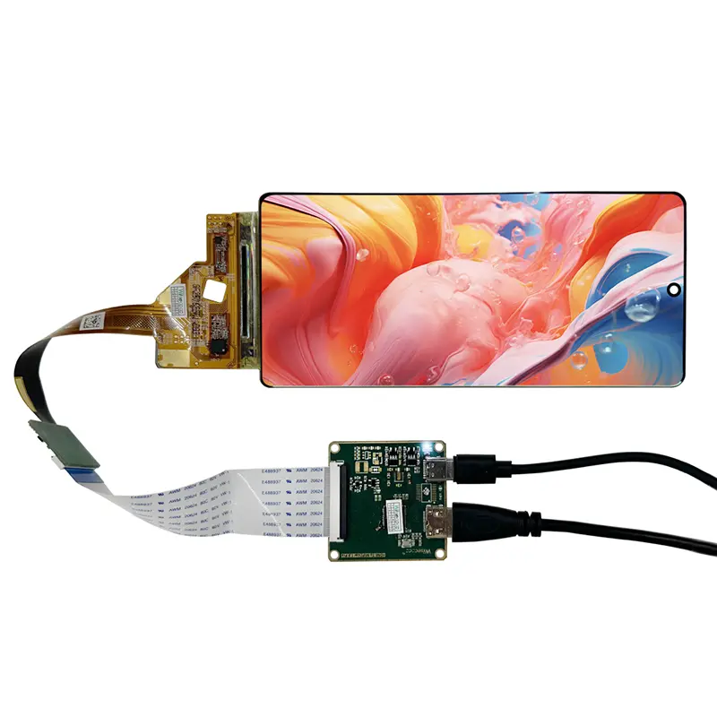 HS0667OLED-03 Additional product image of 6.67 Inch Bendable Rollable OLED Screen Module for Prototypes, huisoar, HS0667OLED, Bendable