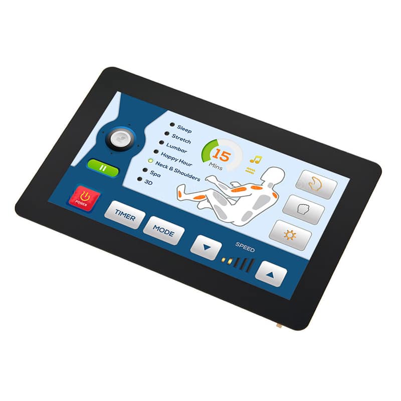 HS070R27QE50-T074-02 Featured product image of 7 Inch RGB Touch LCD Display 800×480 500 Nits for Embedded HMI, huisoar, HS070R27QE50-T074, 7 Inch