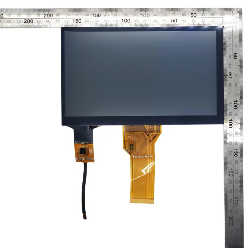 Touch panel detail of Industrial 7 Inch Touch LCD Display with USB Capacitive Touch, HS070TN94-USB-CTP, Industrial 7 Inch