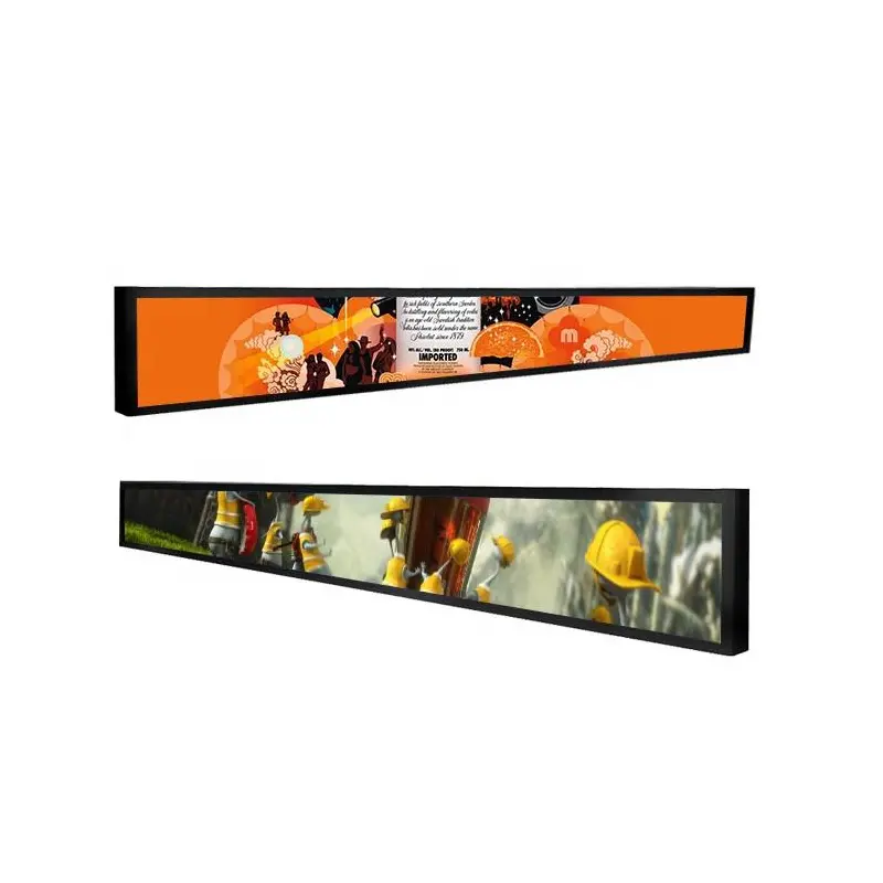HS0EM-01 Product image of 23.1 inch/35 inch/47.1 inch Shelf Edge Stretched Bar LCD Display, huisoar, HS0EM, Shelf Edge Stretched Bar