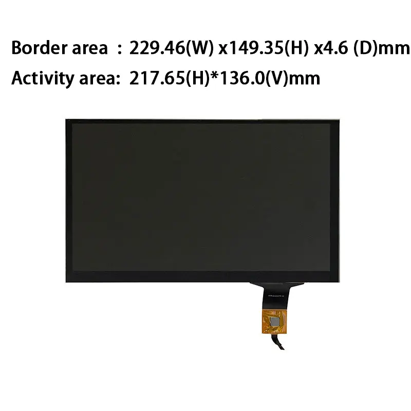 HS101UG49A-V1+TP-05 Additional product image of 10.1 Inch LVDS TFT Display with 1400 Nits Brightness, huisoar, HS101UG49A-V1+TP, 10.1 inch LVDS