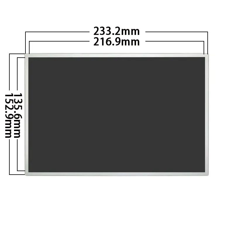 Additional product image of 10.1 Inch 1000 Nits Industrial LVDS LCD Module for Outdoor HMI, huisoar, HS101WXM-GE10, 1000