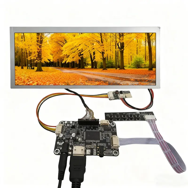 10.3 Inch IPS LVDS Stretched Bar LCD Module for Embedded HMI