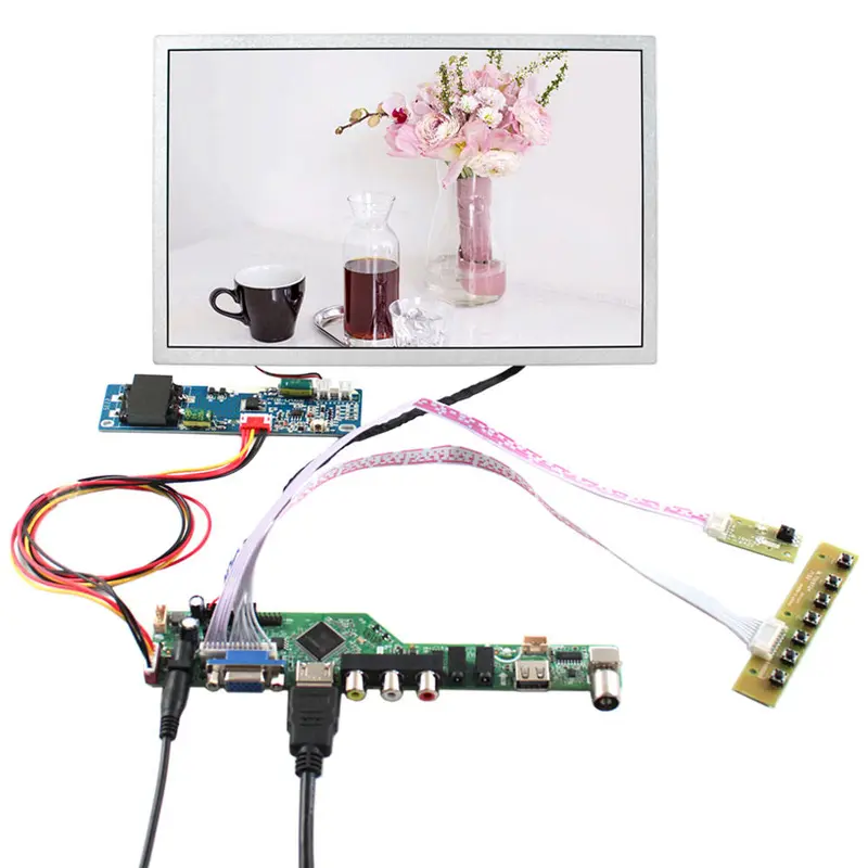 10.1 Inch LCD Screen Kit for Embedded Signage Outdoor Digital Advertising