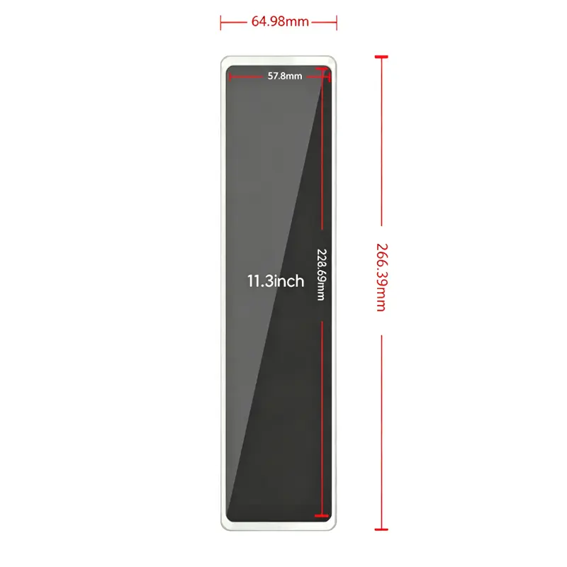 Additional product image of 11.3 Inch Vertical Appliance LCD Module Bar Type TFT Display, huisoar, HS113009B0, Vertical