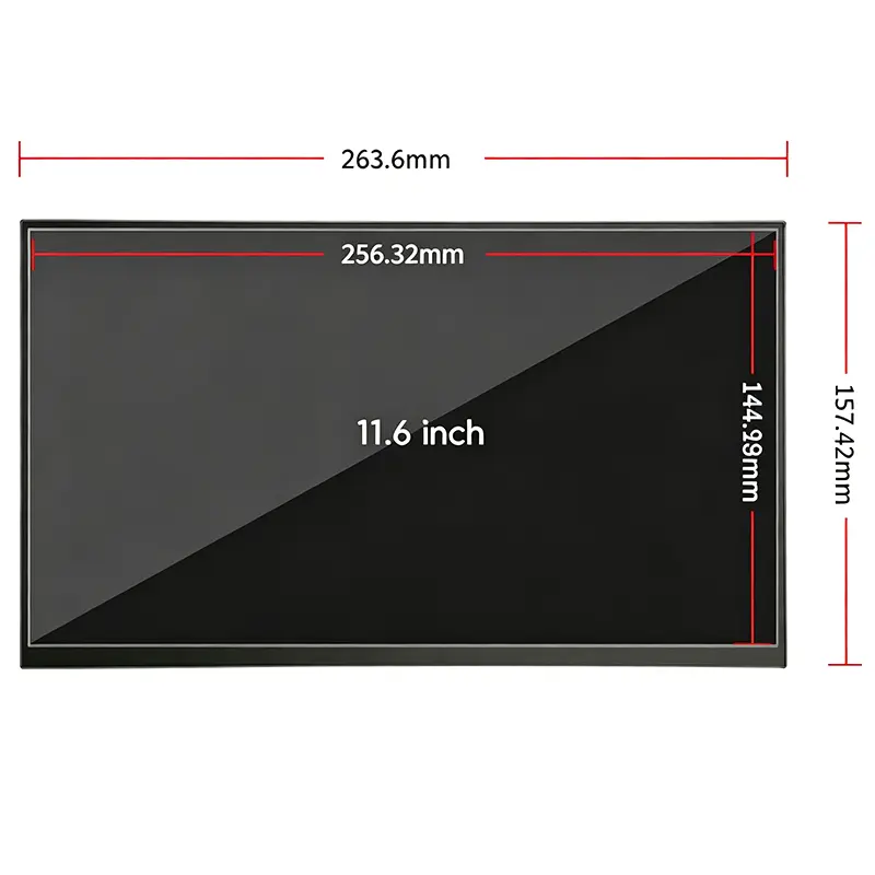 HS116009B0-01 Additional product image of 11.6 Inch Medical and Smart Kitchen LCD Panel for Embedded HMIs, huisoar, HS116009B0, Medical