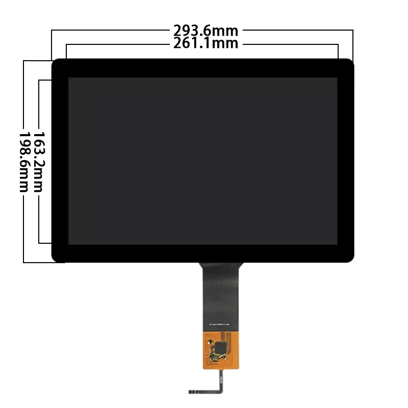 Additional product image of 12.1 Inch Wide Temp Medical Equipment LCD Display Module for HMI, huisoar, HS121003B0-LD, Wide