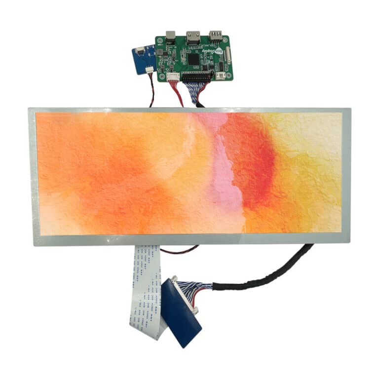 12.3″ 1920×720 850nits 74%NTSC LVDS Automotive Industrial Module 1500:1