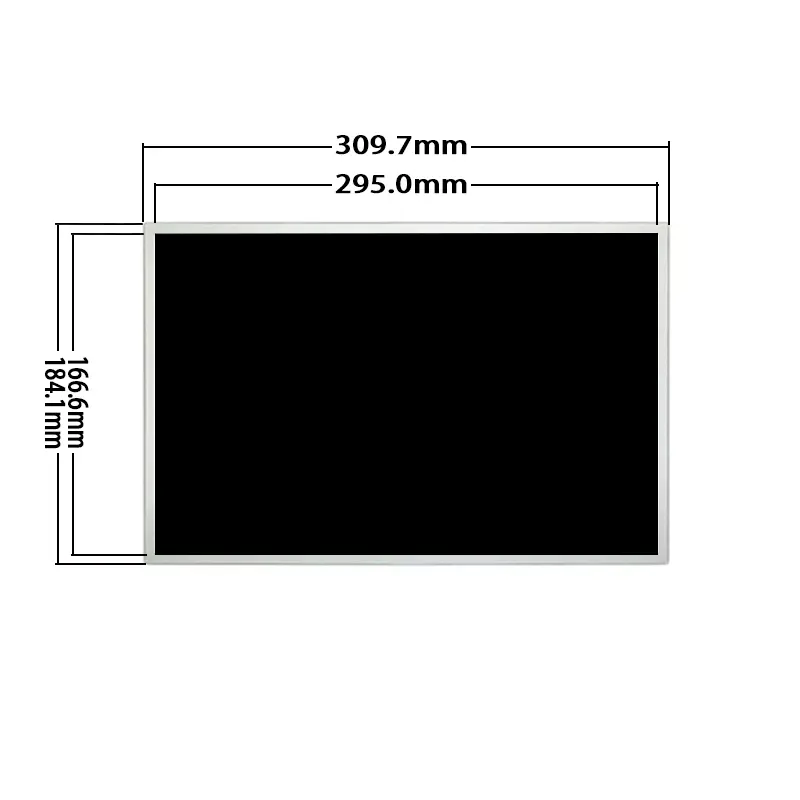 Additional product image of 13.3 Inch FHD LVDS LCD Display Sunlight Readable, huisoar, HS13.3ETN-GE15, 13.3 Inch FHD LVDS