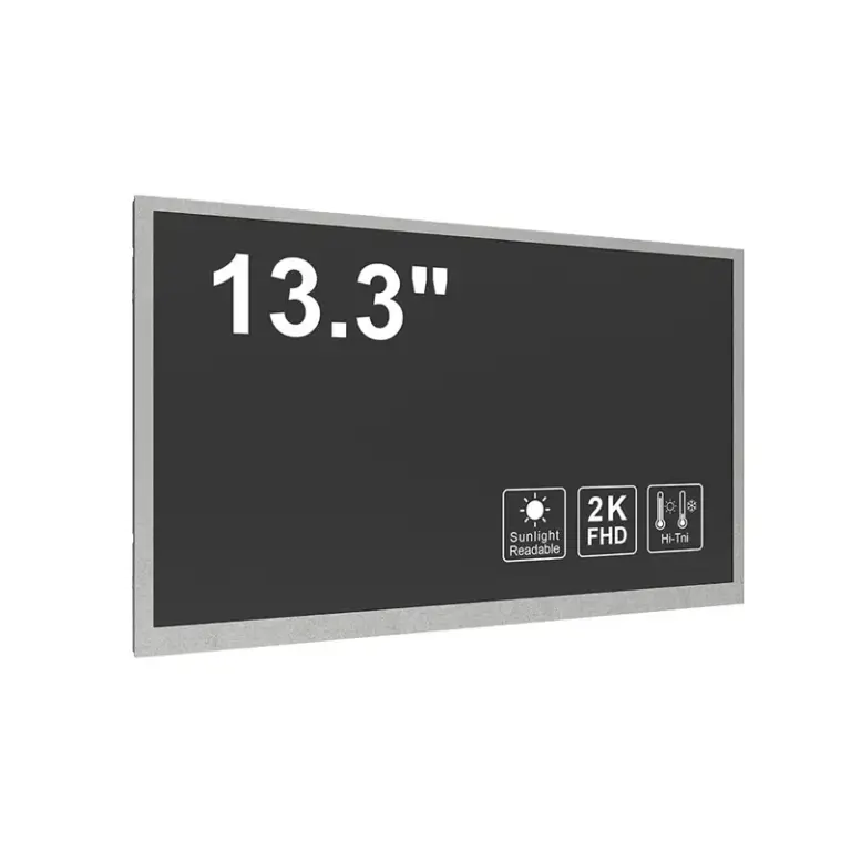 13.3 Inch Sunlight Readable LCD Screen for Slim Outdoor HMI