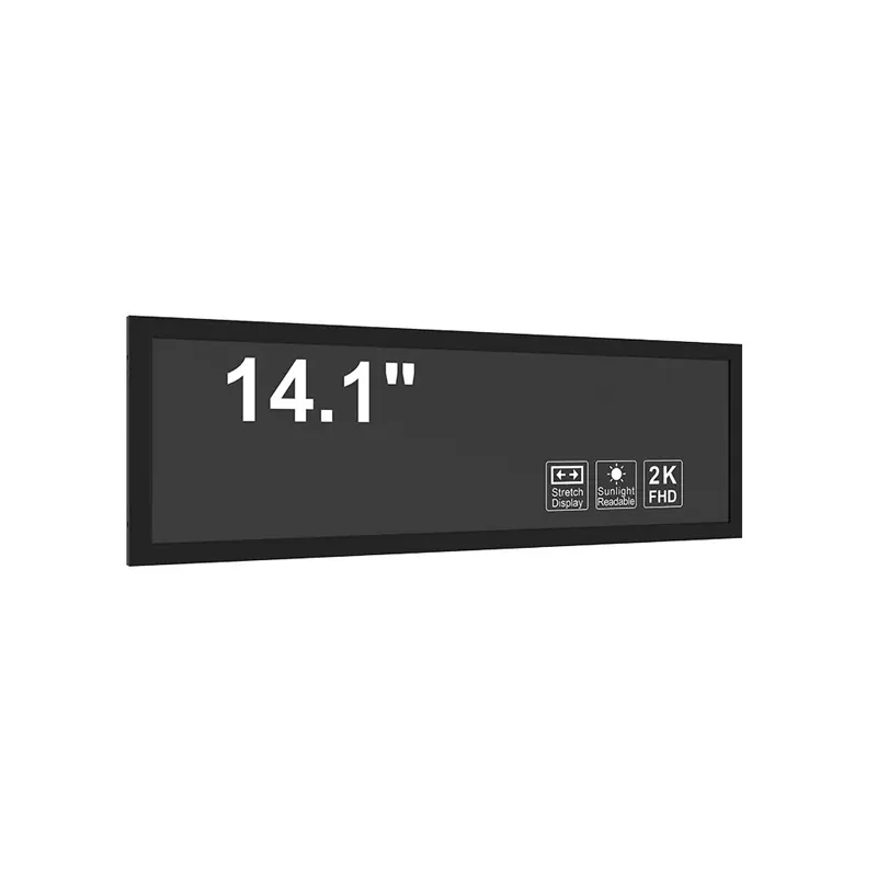 HS140XTM-GE12-04 Featured product image of 14.1 Inch eDP Transit Header Screen 500-5000 Nits for Slim Passenger Info, huisoar, HS140XTM-GE12