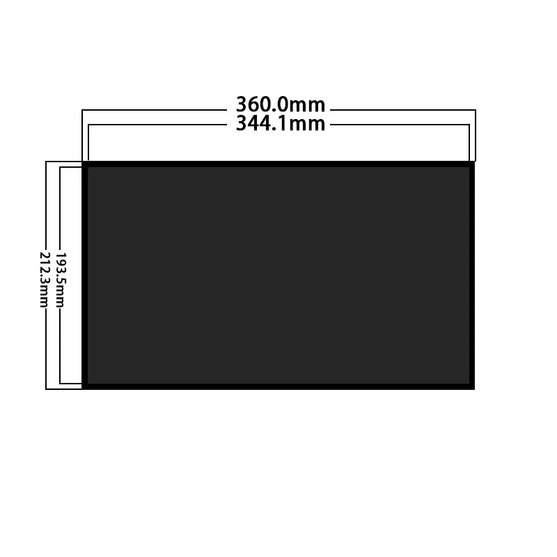 Additional product image of 15.6″ LCD 1920×1080 1000 Nits EV Charger Display Industrial Monitor, huisoar, HS156018A0, 1000