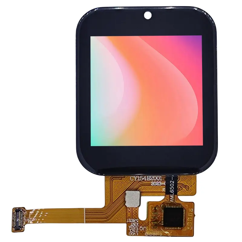 HS16C15012Q-CTP-02 Touch panel detail of 1.54 Inch Smartwatch Square MIPI Display for Touch Wearables, HS16C15012Q-CTP, Smartwatch Square MIPI